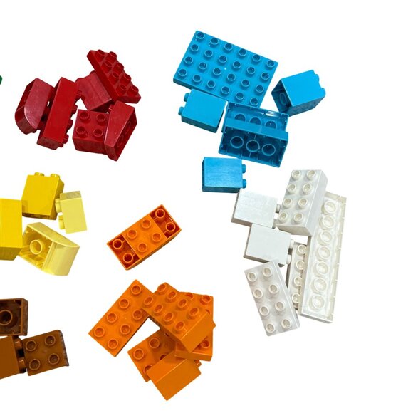 48 Piece Lego Duplo Clean Authentic Colorful Building Block Set For Kids - Picture 3 of 4